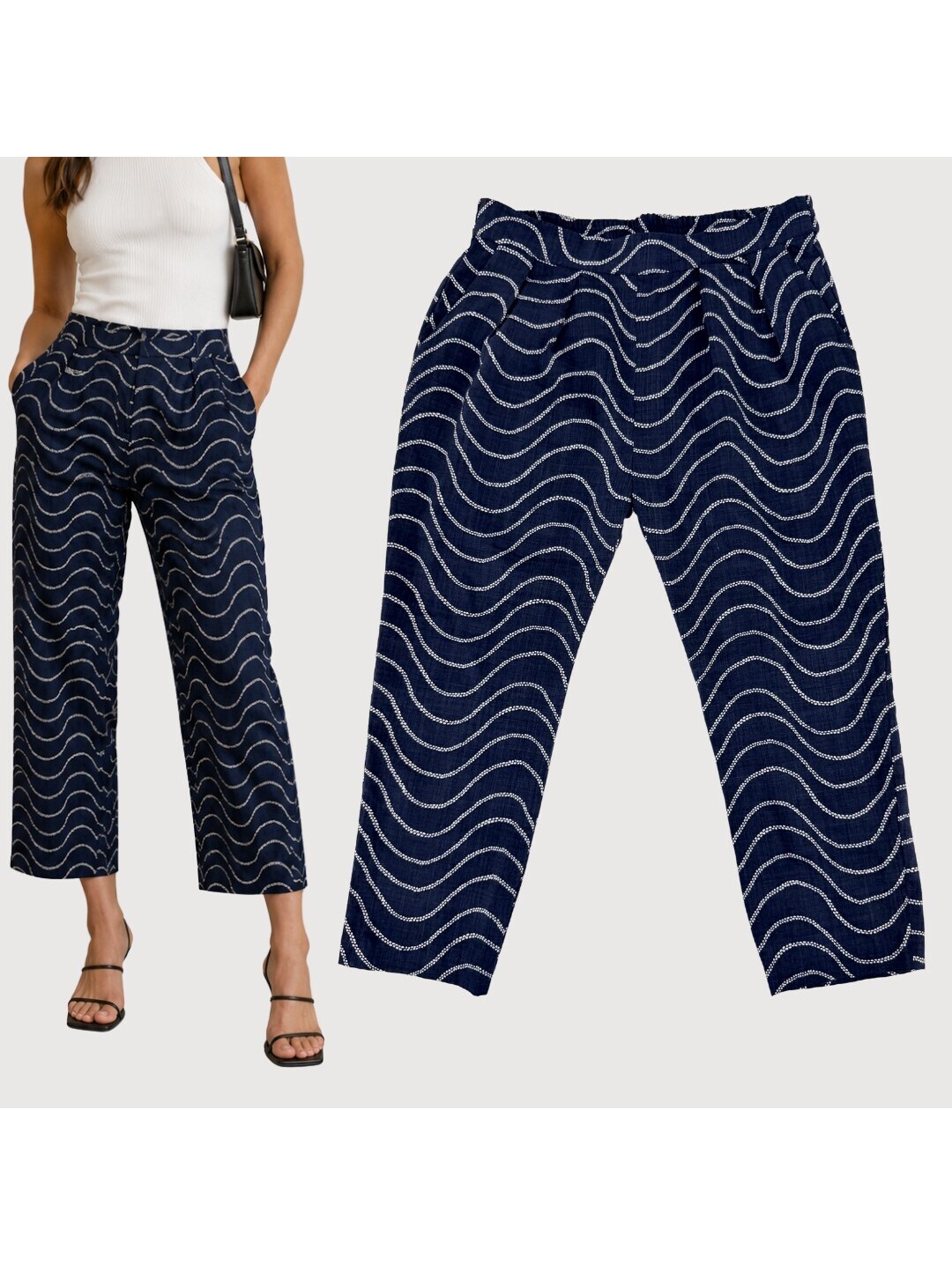 Anthropologie Mih Jeans Dapply Wool Pants L